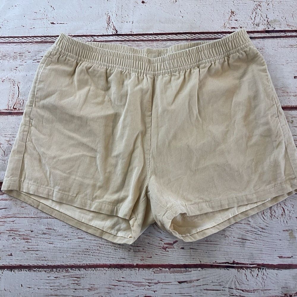 Mollusk California Women's Size‎ Large Beige Cream Shorts